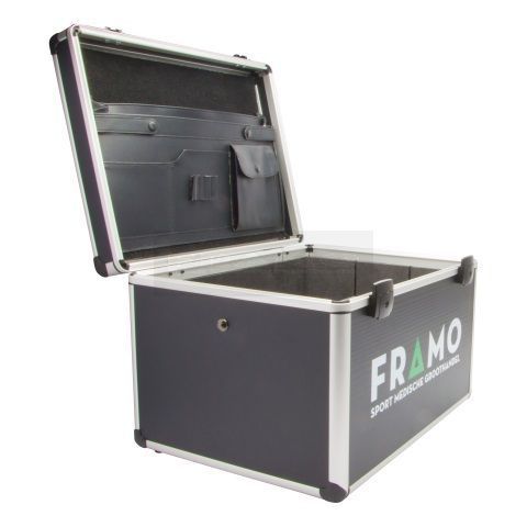 FRAMO kit 450 aluminium sportverzorgingskoffer open