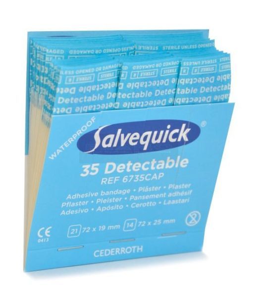 Salvequick 6735 navulling detectable 1 x 35 stuks