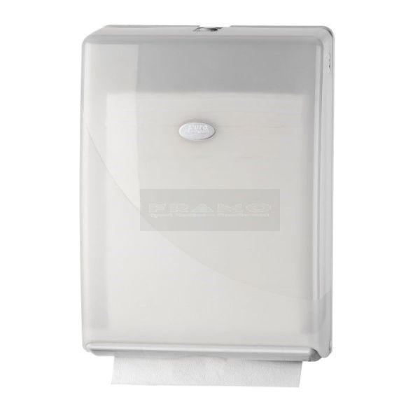 Pearl White handdoek dispenser - Multifold, C-fold