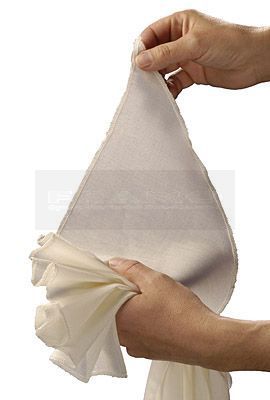Driekante doek textiel (viscose) los