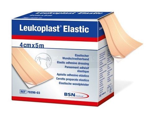 Leukoplast elastische wondpleister 4 cm x 5 meter