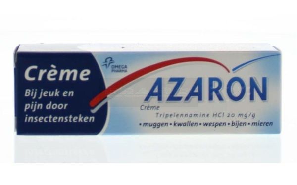 Azaron crème bij behandeling van insectenbeten 10 gram