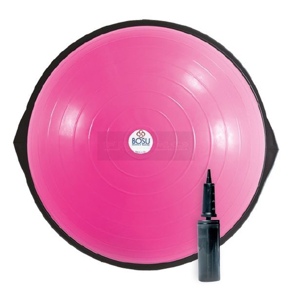 Bosu balance trainer home edition - 65 cm - roze mt pomp