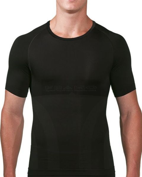 Zoned Compression Shirt Crew-Neck Ultimate Sport Performance 20 zwart