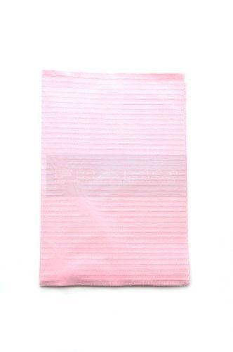 Merbach dental towel 2-laags 500 stuks roze