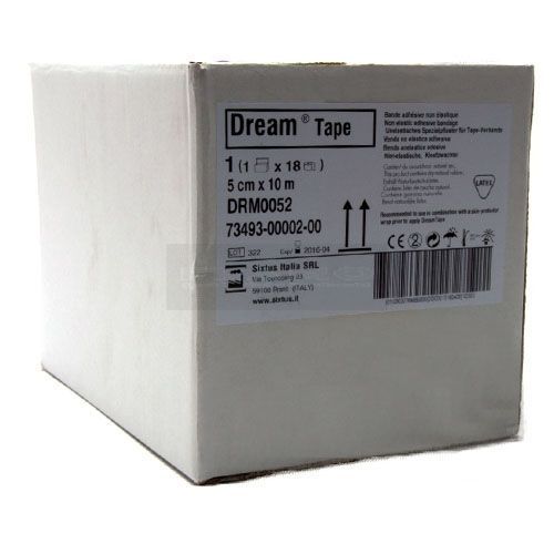 DreamTape sporttape 5 cm x 10 meter doos à 18 stuks