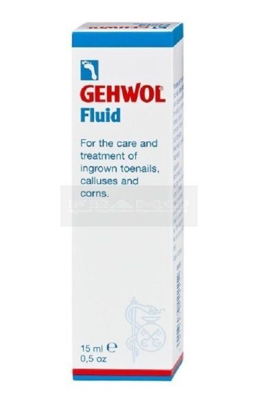Gehwol fluid voor behandeling ingegroeide nagels, eelt, likdoorns flacon à 15 ml