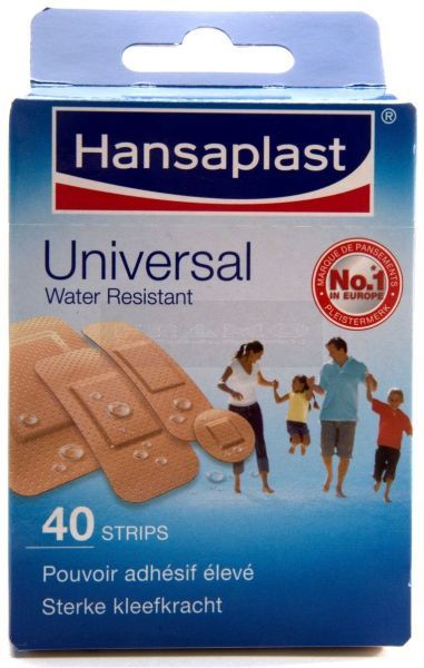 Hansaplast Universal strips waterresistant à 40 stuks
