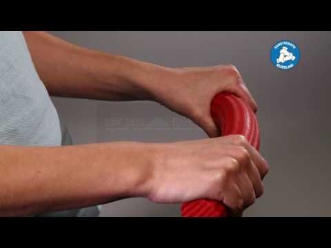 Flexbar 31 cm x 4,5 cm medium - rood, hand, pols, onderarm en schoudertrainer