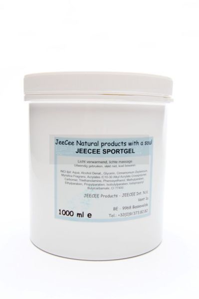 JeeCee Sportgel 1000 ml, voor extra stimulatie