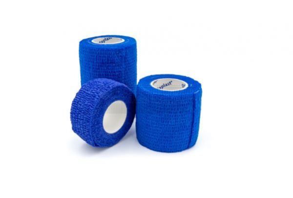 Detectaplast cohesive bandage 2,5 cm x 4,5 meter blauw