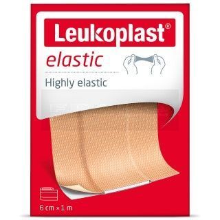 Leukoplast elastische wondpleister 6 cm x 1 meter