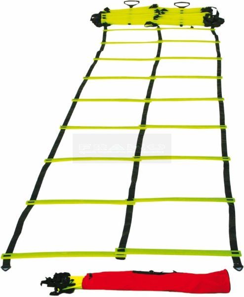 Dubbele speedladder, agility ladder, trainingsladder 4,5 meter