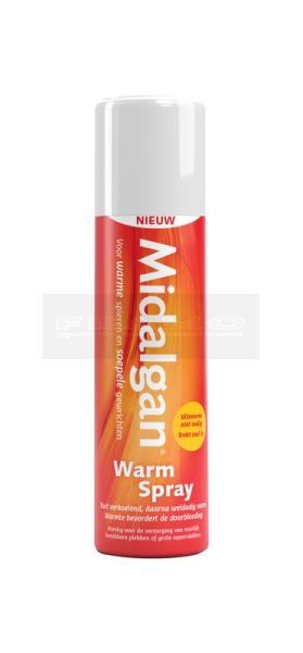 Midalgan warmte spray flacon à 150 ml