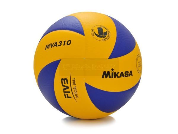 Mikasa volleybal MVA 310 geel- blauw maat 5