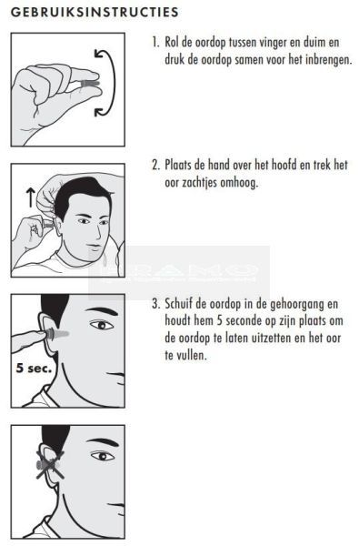 Moldex earplug instructie