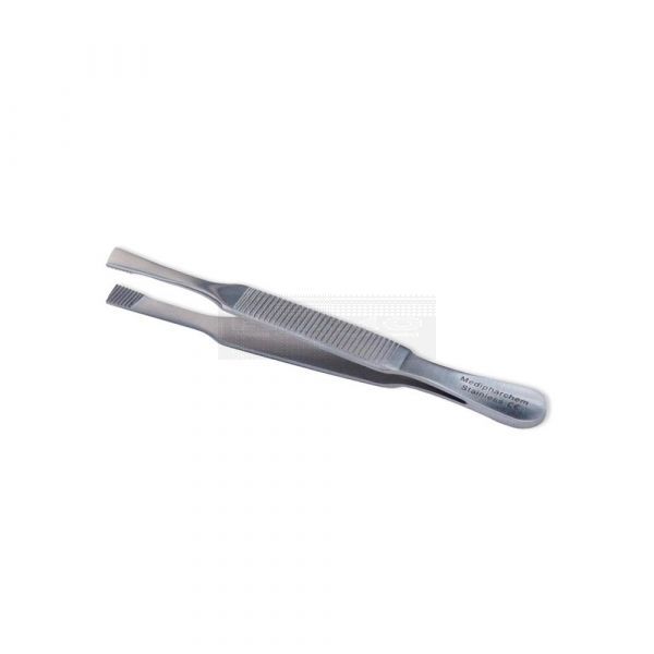 Bergh epileerpincet met schuine bek van 5 mm lengte 11 cm