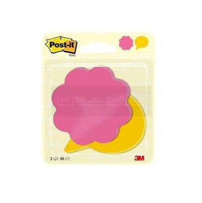 Post-it Notes 72 mm x 72 mm 2 x 30 vellen Bloemspraakballon