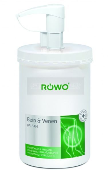 Rowo been- en venenbalsem koelt en verfrist 1000 ml - 1 liter heeft een verkoelende en ontspannende werking voor benen en voeten