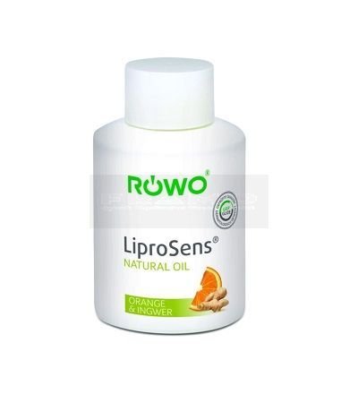 Rowo LiproSens massageolie Natural Orange - Ingwer 500 ml - Vegan