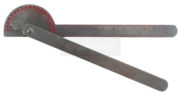 SAEHAN RVS goniometer 15 cm 180° per 5°