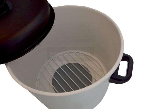 Packheater met bodemrooster temperatuur regelbaar 50-95°C (29 liter) open