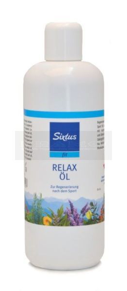 Sixtufit relax olie - Sixtufit voorheen actief olie 500 ml