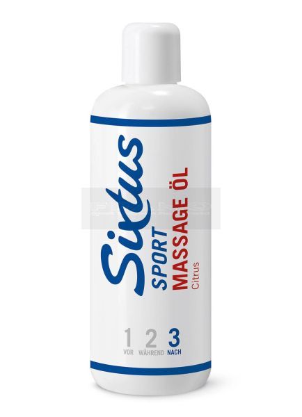Sixtus Sixtufit massage olie citrus 500 ml - 0,5 liter