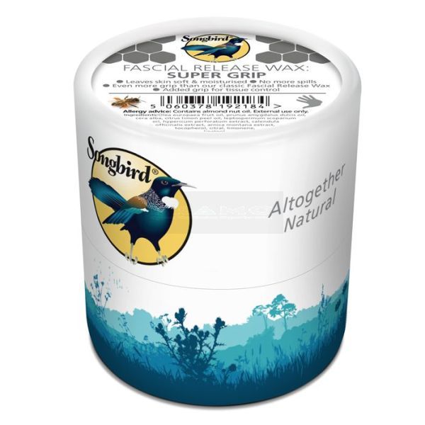 Songbird fascial release massagewax super grip pot à 100 ml NIEUWE VERPAKKING