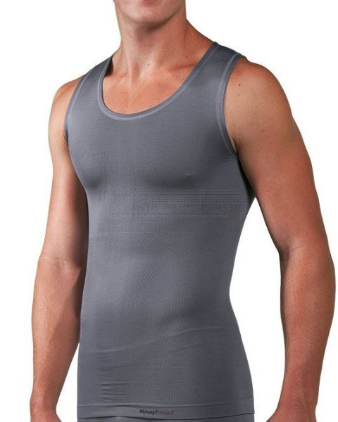 Body Encircled Compression Tanktop grijs zijkant