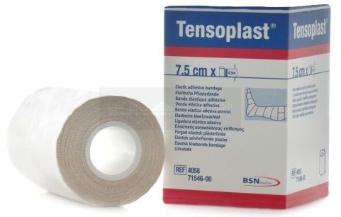 Tensoplast elastische kleefzwachtel 7,5 cm x 4,5 meter