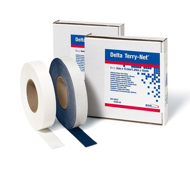 Delta Terry-Net adhesive fleece 3 cm x 13,7 meter blauw
