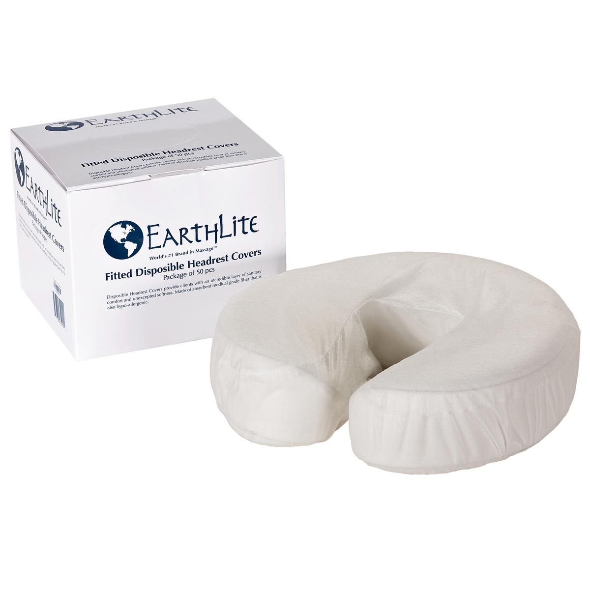 Earthlite disposable nonwoven hoofdsteunhoesjes doos à 50 stuks