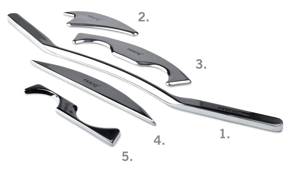 FASCIQ - IASTM Tool set large a 5 stuks
