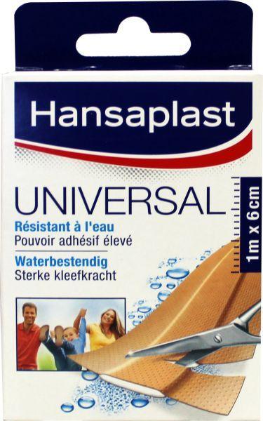 Hansaplast universal waterbestendig 6 cm x 1 meter