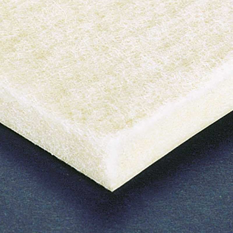 Hapla semi compressed wol vilt zelfklevend 22,5 x 45 cm x 10 mm