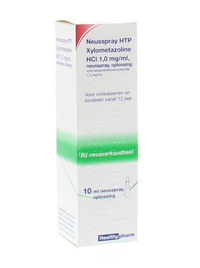 HTP neusspray Xylometazoline HCl 1,0 mg/ml flacon a 10 ml