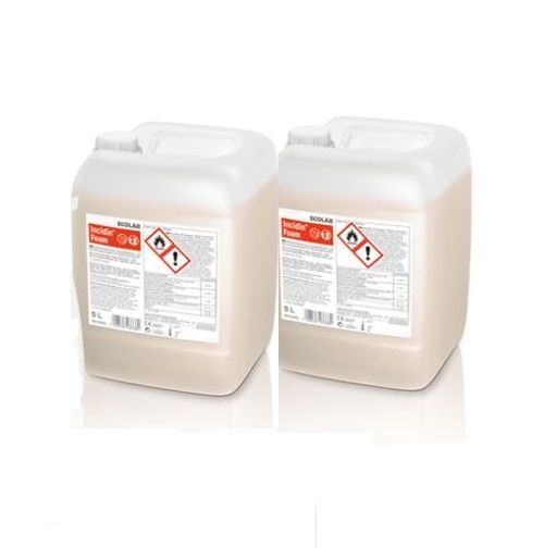Incidin foam Ecolab schuimdesinfectans can 2 x 5 liter - THT 2022