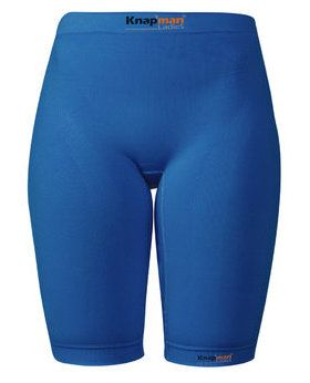 Compressport Performance Hardloopshirt Korte Mouwen Lichtblauw/Geel Heren