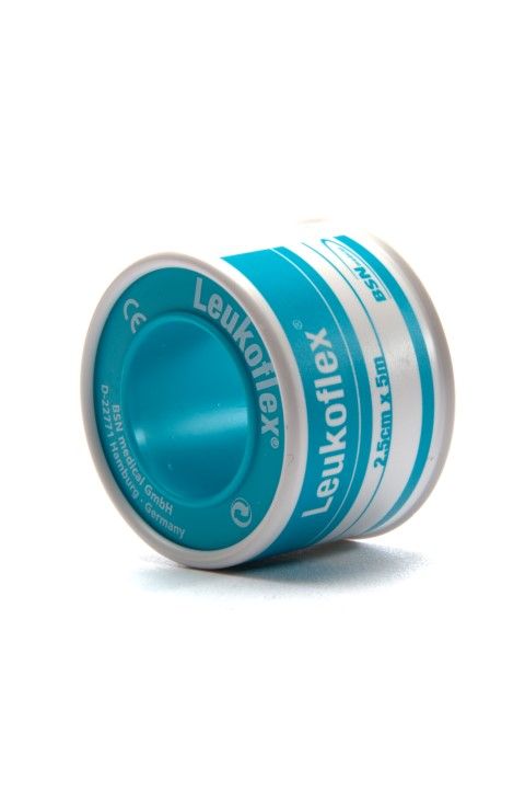 Bsn Leukoflex 5m x 2,5cm met klemring  -  1 stuk