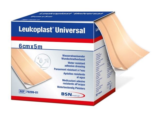 Hansaplast Universal Waterbestendige pleister 6 cm x 1 m