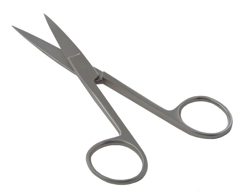 Schaar spits - spits 14 cm rvs uitvoering