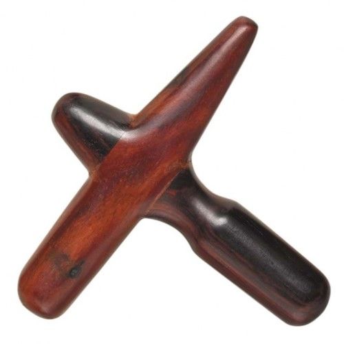 Massage tool Aziatisch kruis - triggerpoint - hout