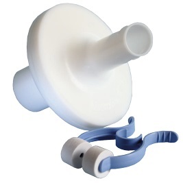 MicroGard IIB longfunctie filters met ovaal mondstuk en neusklem, verpakking 80 stuks