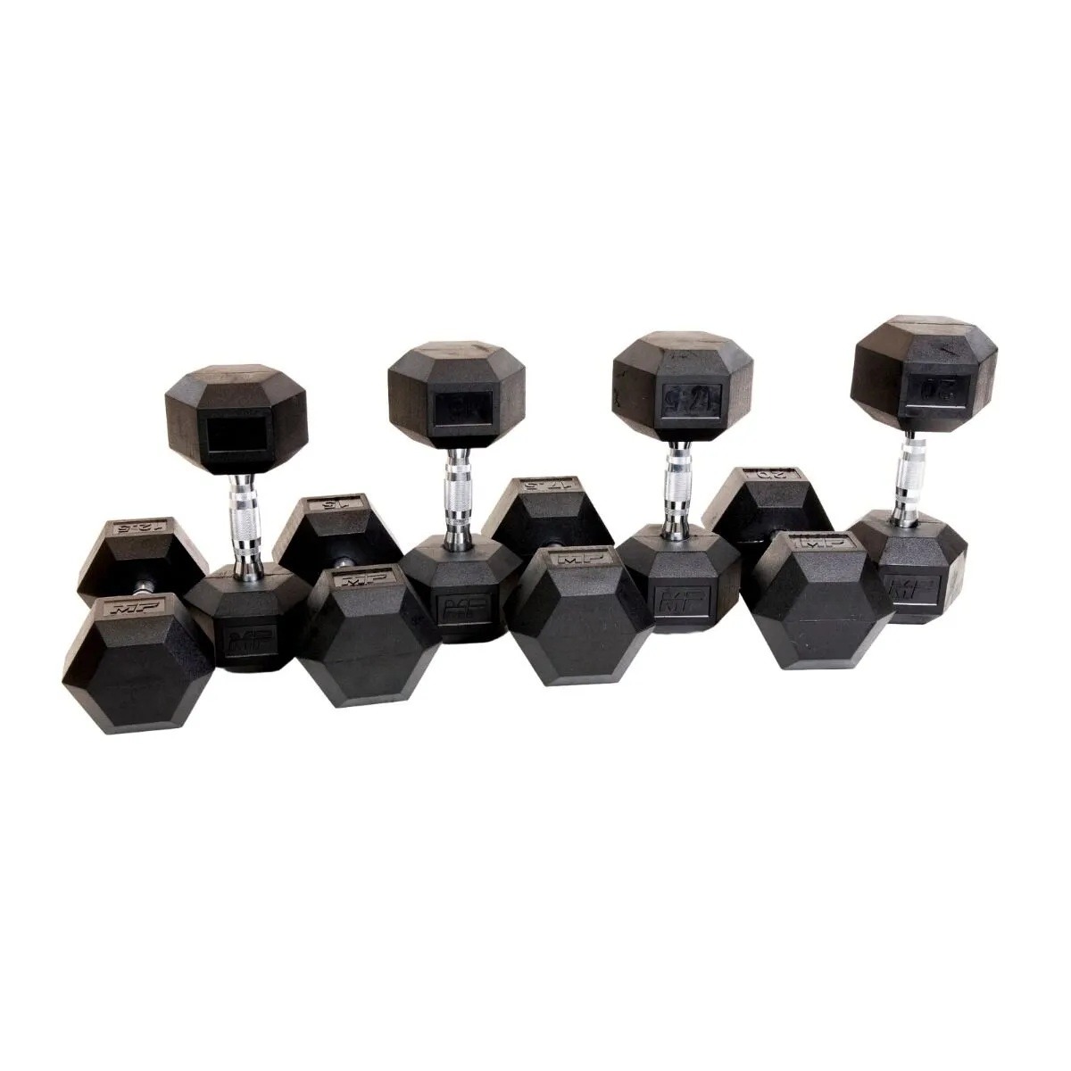 Hexagonale dumbbells per paar voor professionele krachttraining