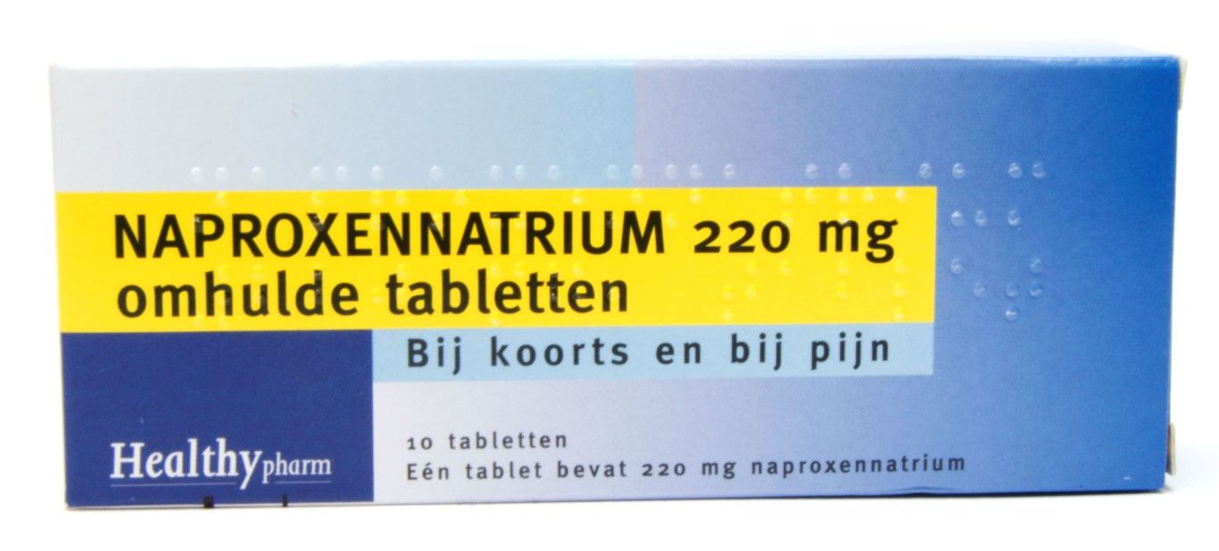 Naproxen tabletten 220 mg à 10 stuks