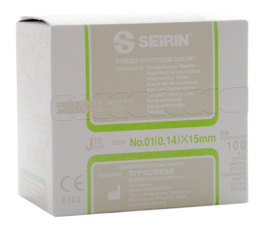 Seirin type J 0,14 mm x 30 mm a 100 stuks