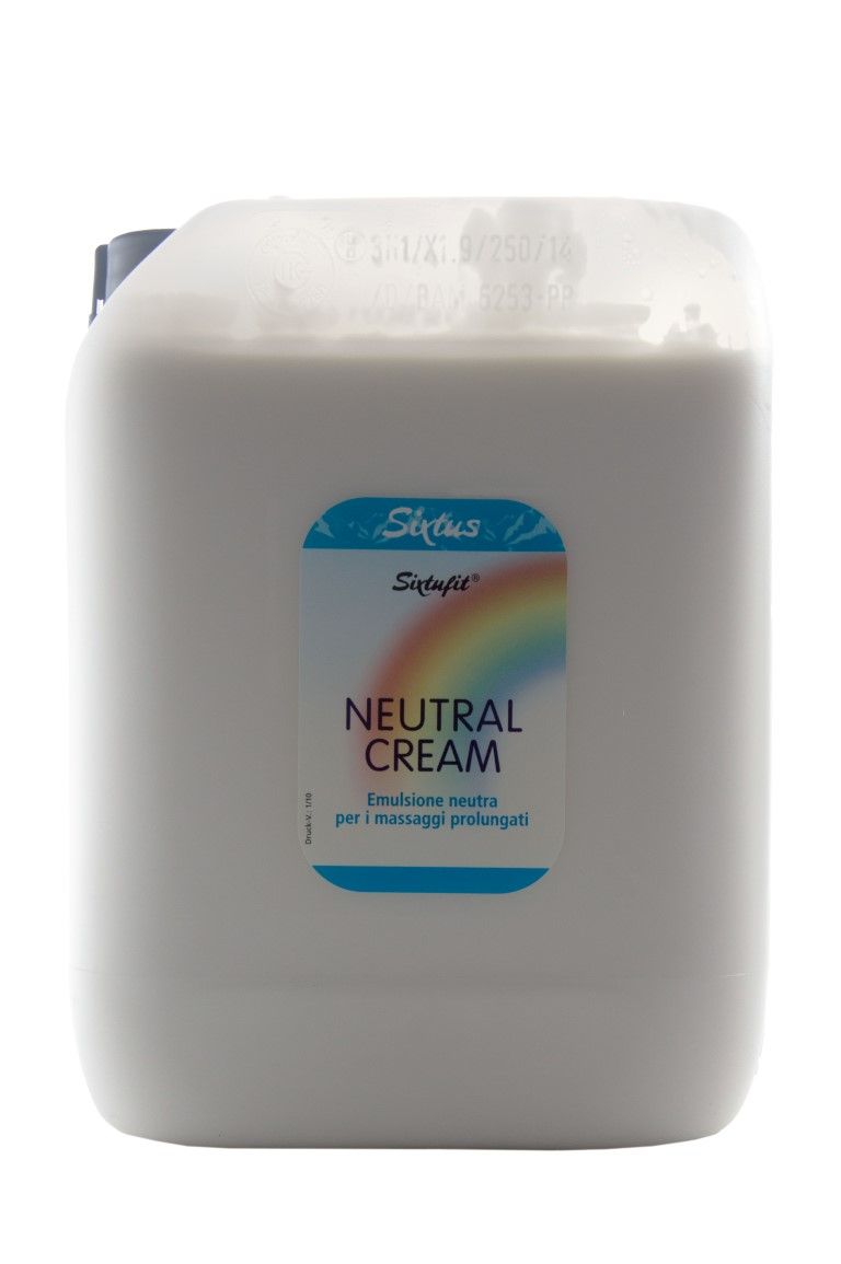 Sixtus Sixtufit Neutral Cream Citrus massagelotion 3000 ml grootverpakking