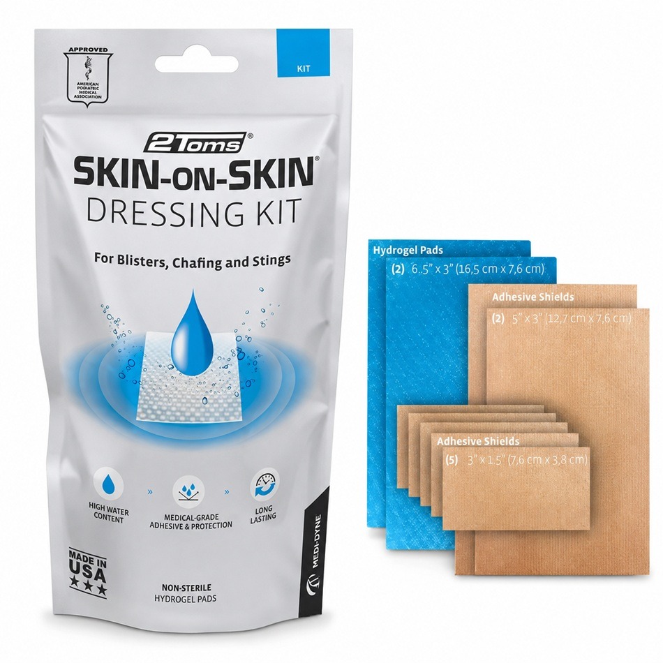 Spenco Second Skin Dressing 7,5 cm x 16 cm - 2 vellen