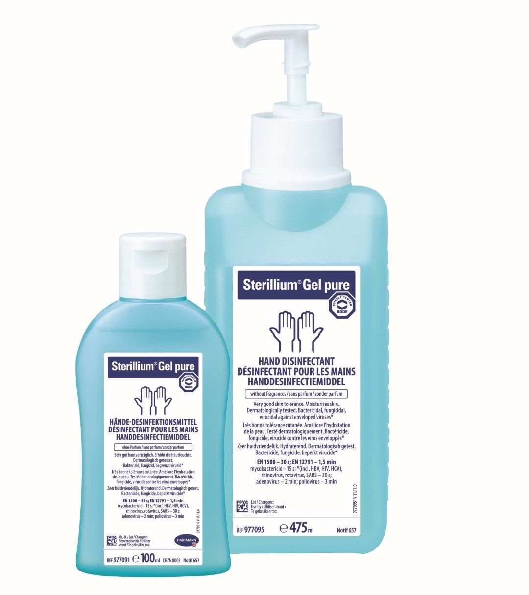 Sterillium Gel Pure Handalcohol-gel N-14408 flacon à 100 ml